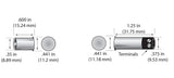 George Risk Industries (G.R.I.) MS2020-T-W | Contact - Switchset, 2020-T Recessed