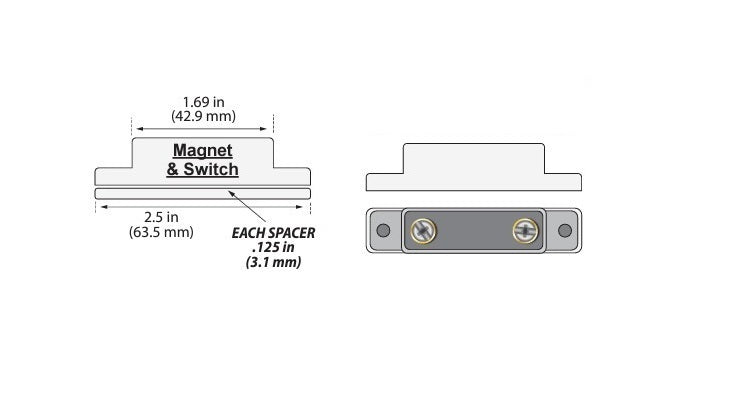 George Risk Industries (G.R.I.) MS28A-W | Switch Set With Magnasphere Technology