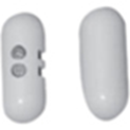 George Risk Industries (G.R.I.) 700-T-W | Capped Miniature Surface Mount Switch, Set, Wide Gap, White, Closed Loop, Terminal Connection