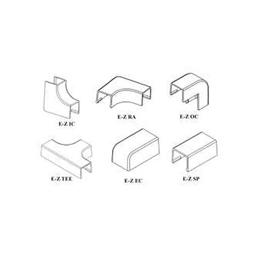 George Risk Industries (G.R.I.) E-Z 75 COM-W | E-Z Duct, 1.25" Combo Pack, White