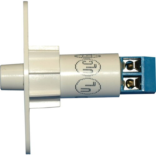 George Risk Industries (G.R.I.) PBF-100T-W | Push Button Switch, Closed, Includes Flange, Spacer And Mounting Hardware