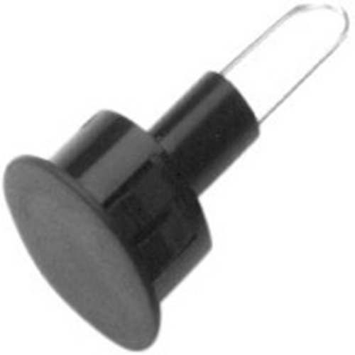 George Risk Industries (G.R.I.) PW-75-BL | Pre-Wire Plug, Black, Self-Locking