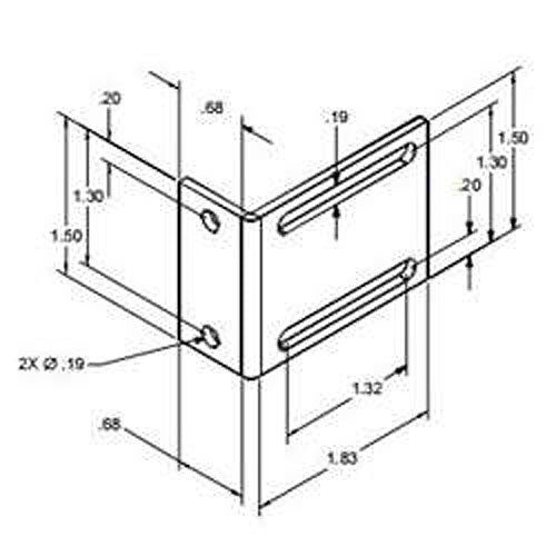 George Risk Industries (G.R.I.) S-44 | Small "L" Bracket