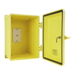 Gai-Tronics 255-003YL | Weatherproof Telephone Enclosure, Yellow, 255 Series