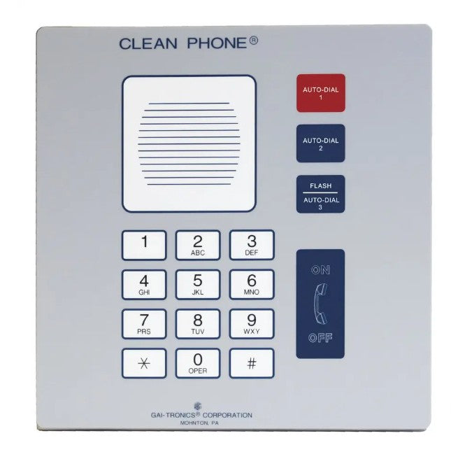Gai-Tronics 295-712F | Clean Phone Series, VoIP Telephone (Flush-Mount), UL