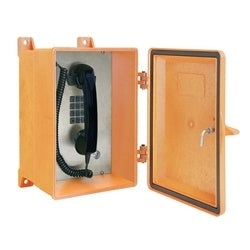 Gai-Tronics 354-001OR | NEMA 4X Rugged Telephone, Analog, Orange, Extreme Weather/Non-Corrosive