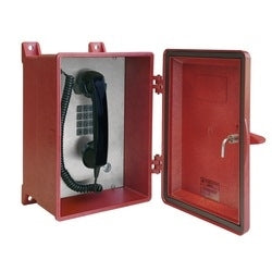 Gai-Tronics 354-001RD | NEMA 4X Rugged Telephone, Analog, Red, Extreme Weather/Non-Corrosive