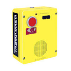 Gai-Tronics 393AL-002 | Surface-Mount Emergency Telephone, Single Button, Aluminum, VA Option