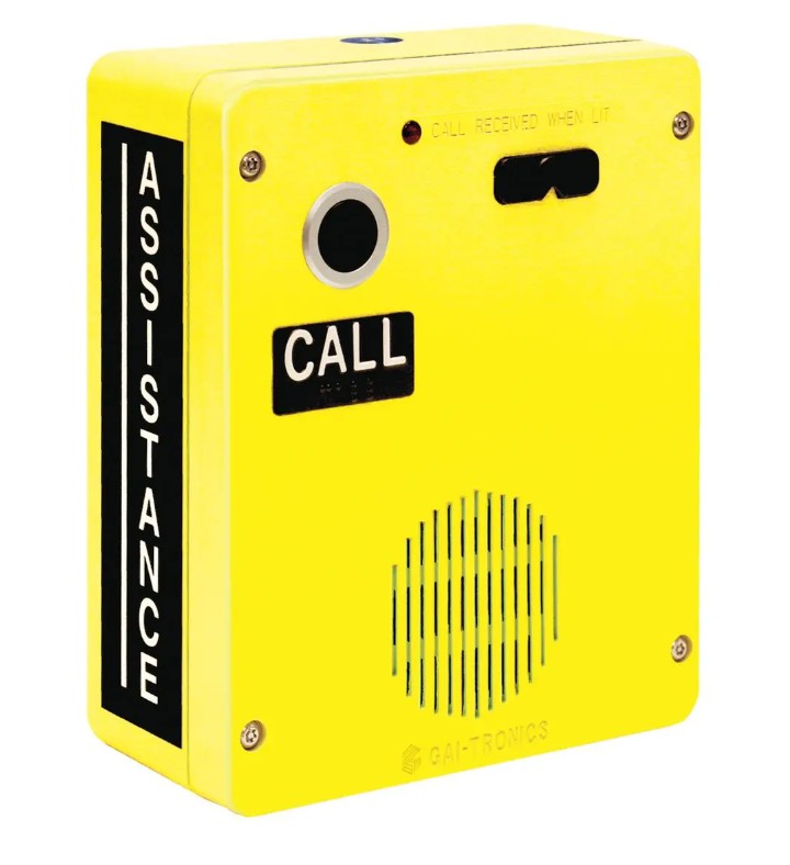 Gai-Tronics 393AL-003AD | RED ALERT Series, Auto-dial Hands-free Telephone - Model 393AL-003AD