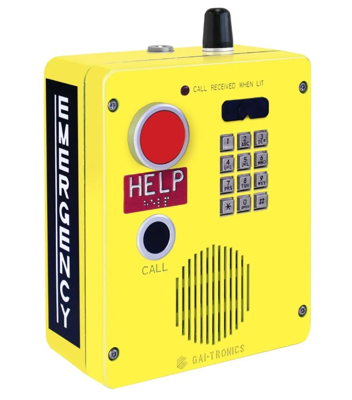 Gai-Tronics 394AL-812A | RED ALERT Series, VoIP Hands-free Emergency Telephones - Model 394AL-812A