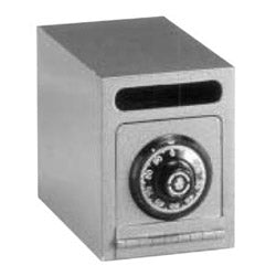 Gardall Safe Corporation DS86-G-C | Depository Safe Under Counter Combination Lock, 6" Width x 12" Depth x 8" Height, Plate Steel Door, Gray