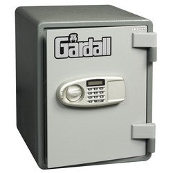 Gardall Safe Corporation ES1612-G-E | Fire Safe Electronic Lock Microwave Record Vertical 1 Hour Fire Safe Label 16-1/4" Width x 17-1/2" Depth x 20-1/2" Height, Powder Coated, Gray