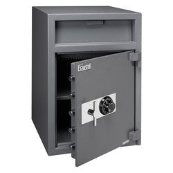 Gardall Safe Corporation LCF3020-G-C | Cash Management Safe Combination Lock Light Duty, 20" Width x 20" Depth x 30" Height, Gray