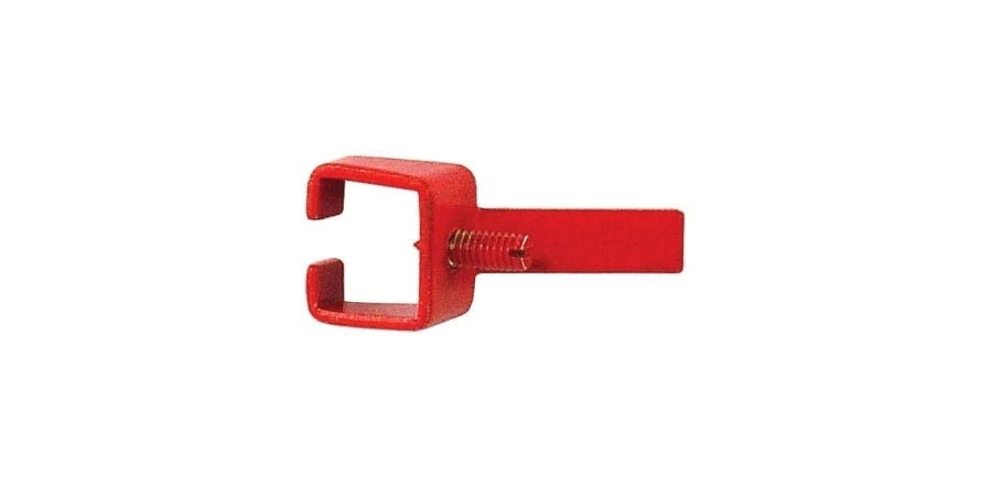 Garvin Industries UBL1-RED | Universal Breaker Lock Out Device, Zinc Plated Steel, WXH, 0.85 x 1.29 in.