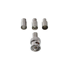 GEM Electronics 350-00-75TP | GEM Electronics Bnc Crimp On Connector, Female, 75 Ohm, 10 Pack