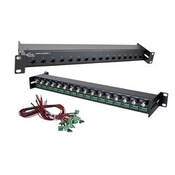 GEM Electronics H16P-RJ45BNC-2 | GEM Electronics Cctv Balun Hub, 16 Position To Rj45