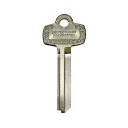 General Lock 1A1Q1-NS GL | For Best Q Keyway, Nickel Silver