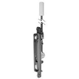 General Lock AFB14-AL | Storefront Flush Bolt for Aluminum Storefront Door, 1/4" Offset, Aluminum Finish