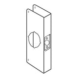 General Lock BH-4-PB-CW | Door Lock Wrap Around Plate, 4-1/4" Width X 9" Height, 2-3/4" Backset, 1-3/4" Door, Bright Brass