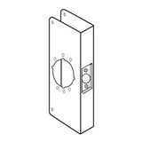 General Lock BH-4-S-2-CW | Door Lock Wrap Around Plate, 4-3/4" Width X 9" Height, 2-3/4" Backset, 1-3/4" Door, Satin Stainless Steel