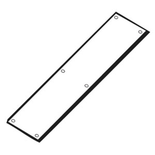 General Lock BH-70-613 | Door Lock Push Plate, 3-1/2" Width X 15" Height, Dark Bronze