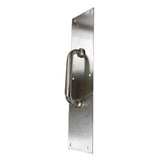 General Lock BH-7010-630 | Door Lock Pull Plate, 5-1/2" Center To Center Distance, 3-1/2" Width X 15" Height, Satin Stainless Steel