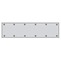 General Lock BH-8X34-630 | Door Lock Kick Plate, 8" Width X 34" Height X 0.05" Thickness, Satin Stainless Steel