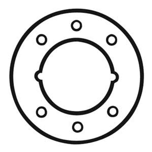 General Lock BH-AR-335-613 | Hole Filler Plate, 3-1/2" Diameter, Dark Bronze, for 1-3/8" Door Lever