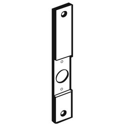 General Lock BH-CV-86 | Filler Plate, Converts 86 To 161 Cutout, 1-1/4" Width X 8" Height, Prime Coated