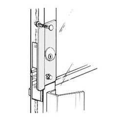 General Lock BH-LP-307-SL | Aluminum Entrance, 2-7/8"X7", Si