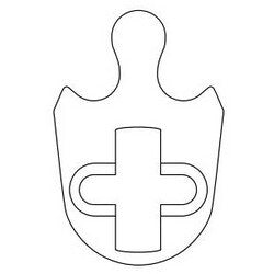 General Lock CL CAM | Mortise Cylinder Cam, Cloverleaf, For Standard Cylinder