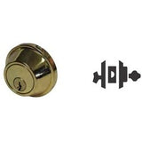 General Lock D160 605 6WL C 5P KA4 | Deadbolt, Grade-2, 1-Cylinder, Medium Duty, 5-Pinned, Schlage C Keyway, 4 Keyed Alike, 6-Way Adjustable Backset