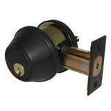 General Lock D160 613 6WL C | Deadbolt, Grade-2, 1-Cylinder, Medium Duty, Schlage C Keyway, 6-Way Adjustable Backset