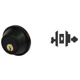 General Lock D160 613 6WL C | Deadbolt, Grade-2, 1-Cylinder, Medium Duty, Schlage C Keyway, 6-Way Adjustable Backset