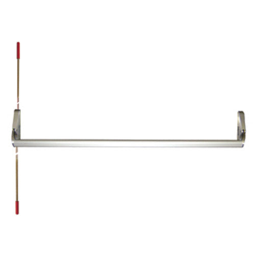 General Lock ED1048CV-628 | Exit Device Rod, Concealed Vertical Mount, Satin Aluminum, For 84" Length X 48" Width Door