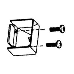 General Lock ED23-ECS 689 | Exit Device End Cap Set, Aluminum, For Ed2300 Series Exit Device