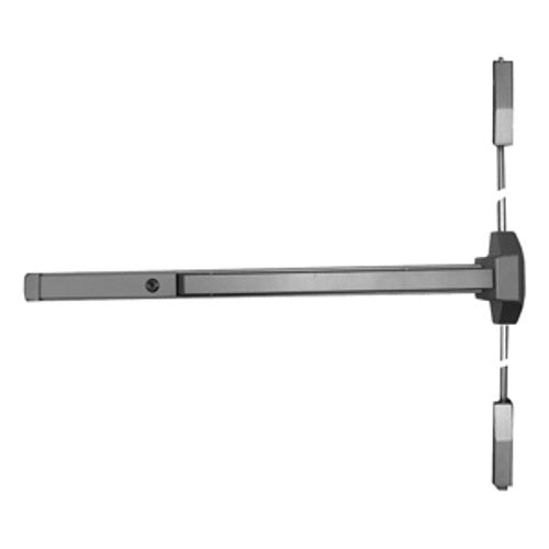 General Lock ED2300V-P 695 36 | Exit Device, Non-Handed, Surface Vertical Rod, Panic, 36" Length, Duronodic/Dark Bronze