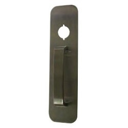 General Lock ED23T-PET-NL-695 | Exit Device Trim, Pull, Escutcheon, Night Latch, Duronodic/Dark Bronze, Without Cylinder, For Storeroom