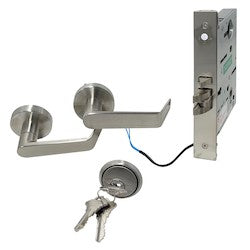 General Lock GM9180EU 24VDC RR 630 C | Elec Mortise Storeroom Rose/Lever