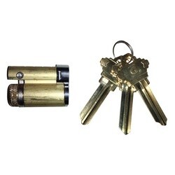 General Lock IC6S SC 26D 0BIT | Cylinder Lock Interchangeable Core, Large Format, 6-Pin, Schlage C Keyway, 0-Bitted, Satin Chrome