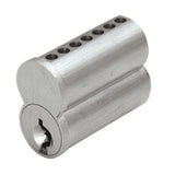 General Lock IC7B C 26D | Cylinder Lock Interchangeable Core, Small Format, 7-Pin, C Keyway, Uncombinated, Barrel Cap, Solid Brass