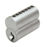 General Lock IC7B A 26D | Cylinder Lock Interchangeable Core, Small Format, 7-Pin, A Keyway, Uncombinated, Barrel Cap, Solid Brass