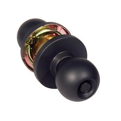 General Lock K240B 613 LL ANSI | Cylindrical Knobset, B-Knob, Grade-2, Ansi F76 Strike, Dark Bronze