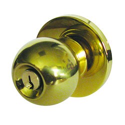 General Lock K280B 605 C 234 S ANSI | K2 Series Knob Locksets - K280B - Storeroom - Polished Brass
