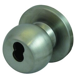 General Lock K280B 630 IC 234 S ANSI | Cylindrical Knobset, B-Knob, Grade-2, Square Latch, Sfic Keyway, Ansi F86 Strike, Satin Stainless Steel