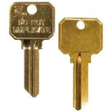 General Lock KB AR4 DND BR | Key Blank, Arrow Keyway, Do Not Duplicate Legend, Neuter Security Bow, Brass