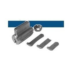 General Lock KLC1539 TD 26D 0B | Key-In-Lever Cylinder, Universal, 6-Pin, Td Keyway, 2-Key Blank, Solid Brass
