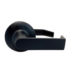 General Lock L110R 622 234 S ANSI S | R Lever, 2-3/4" Bs, Ansi Stk Black