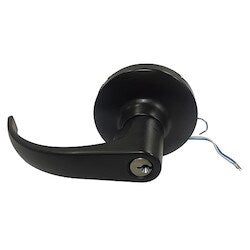 General Lock L180CE FSE 12VDC 613 C REX | Cylindrical Leverset, Electrified, Fail Secure, Clutched Curved Lever, Grade-1