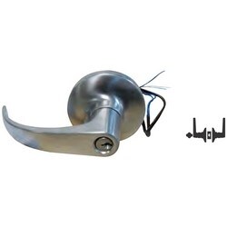 General Lock L180CE FSE 24VDC 626 SFIC 238 REX | Cylindrical Leverset, Electrified, Fail Secure, Clutched Curved Lever, Grade-1